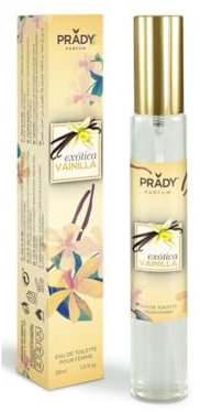 Prady - Eau de Toilette Exotica Vanille - Femme - 33 ml - Une touche de paradis fruité.