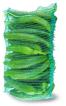 100 Pezzi Sacco Tipo Raschel 400mm X 600mm 20kg. Sacchi a Rete per Patate, Verdure, Ortaggi, Sacchetti a Rete Verde