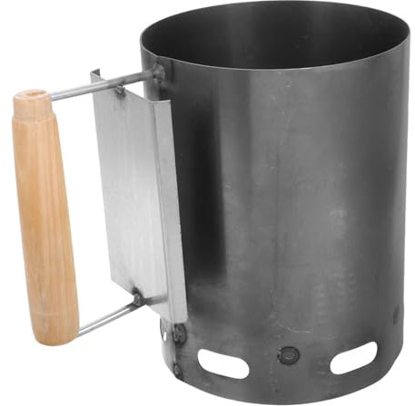 VANZACK Outdoor Camping Stove Chimney Starter Insulated Handle Capacity Starter for Bbq and Outdoor Cooking Fast Fire