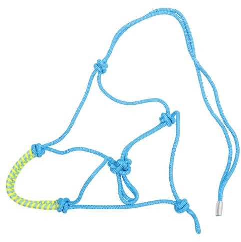 Toyvian Cabezada De Cuerda Trenzada para Caballos Sin Bocado Ajustable, Nylon Resistente Al Desgaste, Cabestro Portátil para Entrenamiento y Exhibición Ecuestre