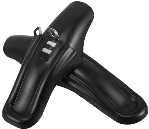 FOMIYES Garde-Boue pour Vélo VTT en Plastique Noir Bavettes Frontales et Arrières Anti-Éclaboussures Légères Accessoires de Cyclisme Outdoor pour Protection Boue et Eau