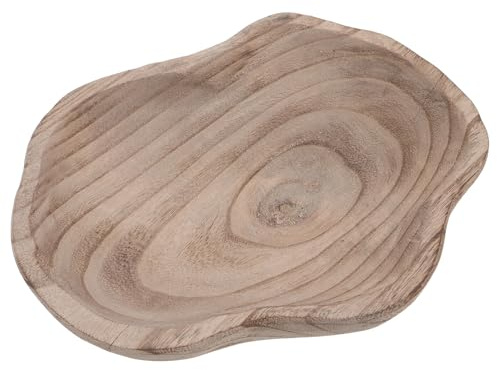 OFFSCH Ciotola per Bagno Uccelli in Legno Naturale Grande Vasca Rustica per Colibrì e Farfalle Fontana da Giardino per Impollinatori e Stazione Abbeveraggio Esterna