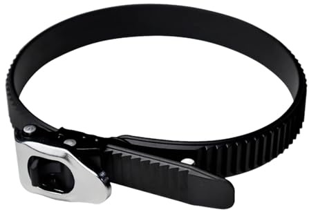 kowaku Attache Câble à Cliquet avec Boucle Réutilisable Sangle de Serrage Réglable en Aluminium Nylon pour Fixation Porte Tuyau Sécurisation Atelier Garage E, 23.5 Cm