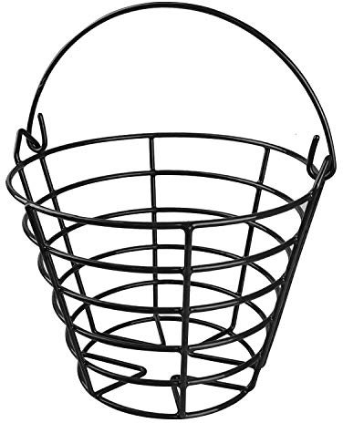 Kofull Golfbälle Korb Metall Range Korb Golfball Container mit Griff – enthalten 50 Kugeln für