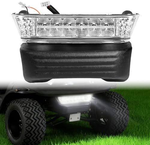 DRIVE UP Club Car Precedent Led Head Light with Bumper Replacement for 2004-UP Electric Golf Carts