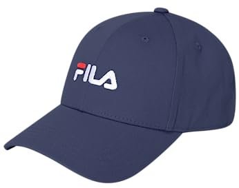 FILA Unisex Brasov With Linear Logo - Strap Back Baseballkappe, Medieval Blue, 31 EU