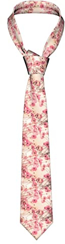 Mäns slips vintage stil blommor traditionell slips mjuk semester slips vardaglig smal slips för högskola bröllop firande, Herrslips 1348, en storlek