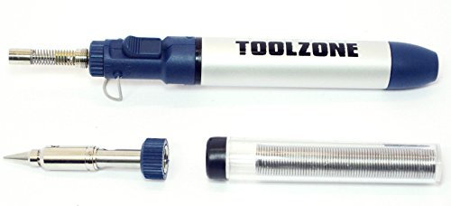 2 in 1 Professional Butane Soldering Iron & Blow Torch HB288/HB283 & Solder 17g