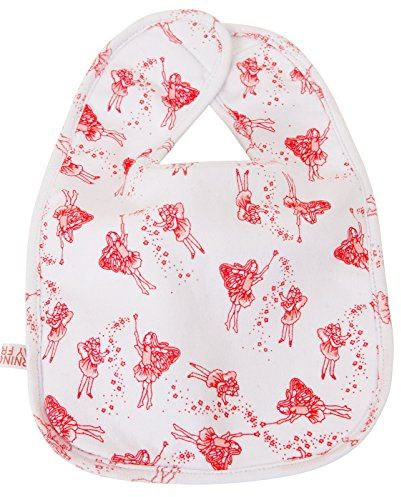 SET OF TWO MEDIUM DOLLS BIBS IN PRETTY PINK FAIRY FABRIC FOR DOLLS 18-20 INCHES SUCH AS BABY ANNABELL AND TINY TREASURES