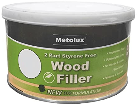 Metolux 2-teiliger SF Holzspachtel, 275 ml, dunkle Eiche/Teak