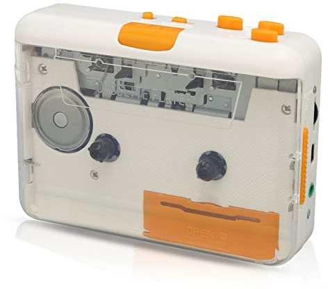 Reproductor de Cassette Portátil, Convertidor de Cassette a MP3, Convierte casetes y Cintas a MP3/CD a través de USB
