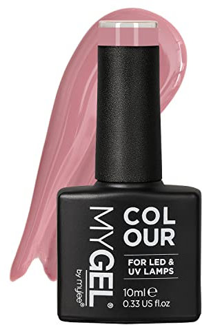 Mylee Gel Nail Polish 10ml [Flushed Cheeks] UV/LED Soak-Off Nail Art Manicure Pedicure for Professional, Salon & Home Use [Spring/Summer 2023] - Long Lasting & Easy to Apply