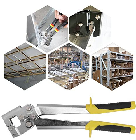 Crimpadora de Pernos, Tenazas para Abrazaderas de Quilla de Acero Inoxidable con Antideslizante para Decoración (Astilla)