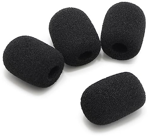 Okuli 4 x Espuma Reemplazo Almohadillas de Micrófono para Micrófono Auriculares - 20mm