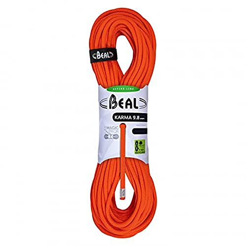 Beal Karma - Corda da Arrampicata 9,8 mm, Tinta Unita, 60 m