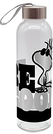 GEDA LABELS Peanuts Be Cool Gourde en Verre Multicolore 500 ML