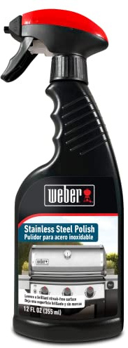 Weber® Stainless-Steel Polish 12 oz, Grill Cleaner