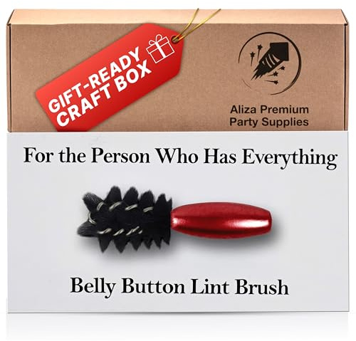 Funny Gifts for Men and Women by Aliza | Belly Button Cleaner – Excellent and Silly Gifts for Wife, Husband, Girlfriend, Boyfriend, Friends, Brother, Sister, Dad, Mom