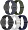 EverAct 22 mm dehnbare Nylon-Uhrenarmbänder, kompatibel mit Garmin Vivoactive 4, Venu 2, Forerunner 265/255/255 Music-GTR 4, GTR 3, GTR 2 elastische Schlaufenbänder