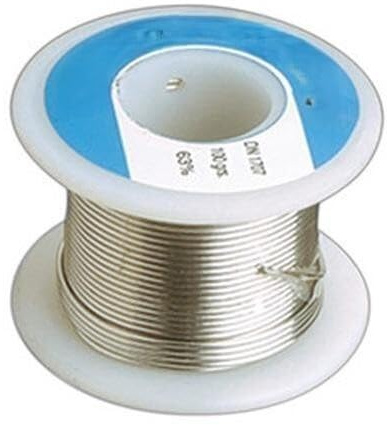 Estaño 1 mm 63%, 1000 g, ideal para soldadura electrónica y reparación de circuitos.