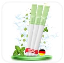 S1.0 3 PCS Smettere di Fumare Inalatore con Cartucce Filtro al Gusto di Menta Per Migliorare Respirazione Verde