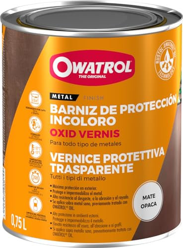 OWATROL - OXID VERNIS MATE - Barniz de protección incoloro - Kaki (owp14) - 0,75 litro
