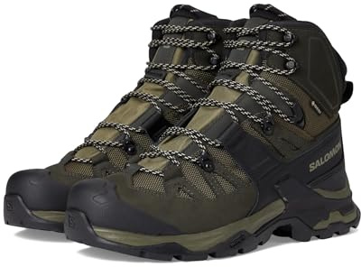 SALOMON Quest 4 GTX, vandringsstövlar för män, Olive Night Peat Safari, 44.5 EU