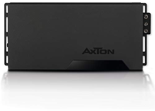 AXTON A401: Leistungsstarker 4-Kanal Verstärker fürs Auto, 4 x 100 Watt, Class-D Digital Endstufe mit High-Level Eingängen, geeignet für Fahrzeuge mit Start/Stopp Automatik