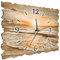 Bilder-Manufaktur BM Holz Funk Quarz Quarzwanduhr Wanduhr Funkwanduhr Funkwanduhren Funkuhr Funkuhren kein Ticken lautlos geräuschlos leise ohne Tickgeräusche groß XXL H3b-10234-funk