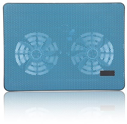 flexman Refroidisseur Ordinateur Portable, Ventilateur pour Ordinateur Portable de 12 à 17 Pouces Silencieux Support Ventilé pour Ordinateur Portable, Refroidissement Rapide
