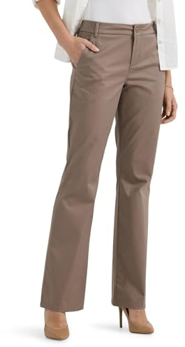 Lee Women's Wrinkle Free Mid Rise Bootcut Pant Coventry 12 Long