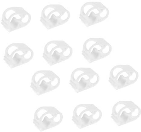 iplusmile 12pcs Clamp Tube Clip for Water Flow Control Small Pipe Clips for Washing Machine Hose Clamp