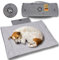 Abby&Ivy hundedecke für unterwegs - 90x70cm- waschbare hundematte für Auto Urlaub und Reisen - tragbare rutschfeste reisedecke - Outdoor Decke für den Alltag
