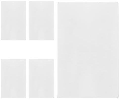 TG Mid-Size Screwless Blank Wall Plate, 1-Gang Outlet Cover, 1 Pack, White