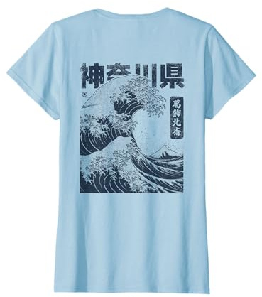 Vintage Japonais Ukiyo-e Kanagawa Hokusai Grande Vague T-Shirt