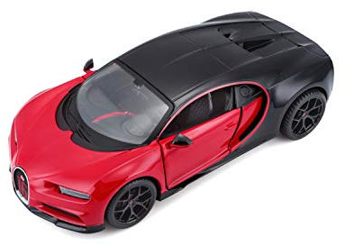 Maisto Bugatto Chiron Sport 1:24 Modellauto, 1899-12-31, Rot-schwarz