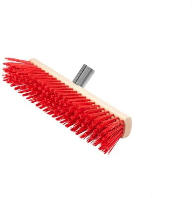 Tom par Balai de Rue | Balai | Balai Industriel Large avec Support de Manche en métal | sans Manche | Balai d'intérieur | Balai de Jardin | Grand Balai | Terrasse | Garage | Jardin | 40 cm