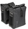 New Looxs Unisex-Adult Varo Double Racktime Doppelte Fahrradtasche, Grey, 40 Liter