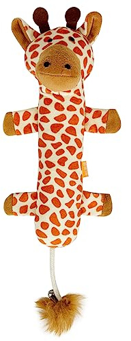 TTcat Catnip Silvervine Matatabi Pillow for Cats & Kittens,Cat Kicker Toy,Crinkle Sound Toy,Large Size Cat Pillow Soothing Plush(Giraffe).