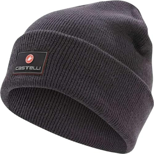 CASTELLI 4523539-030 PODIOFIRMA Beanie Hat Unisex Dark Gray Größe Uni