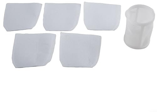 1 x Vorfilter mit 5 Filtern für T-03193 Stoff-Staubsaugerfilter für XLC02, LC01 und BCL180 Staubsauger für konstante Saugleistung für Ihren Roboter-Staubsauger