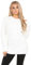 STAR FASHION Ladies Round Neck Knitted Long Sleeve Super Soft Knit All Over Cable Jumper Womens Casual Pullover Cosy Baggy Winter Top Sweater Cream/NEP 20-22