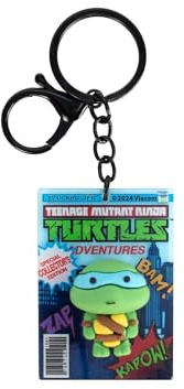 Ninja Turtles ThumbsUP TMNT Schlüsselanhänger, 3D Schlüsselanhänger Figur, Offizielles Merch, Geschenkidee für Turtles Fans