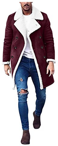Blouson Jacket Long Waterproof Coat Puff Sleeve Denim Jacket Black Trench Coat Men's Hooded Jackets for Men UK Outdoor Winter Castle Clothing Mens Weight