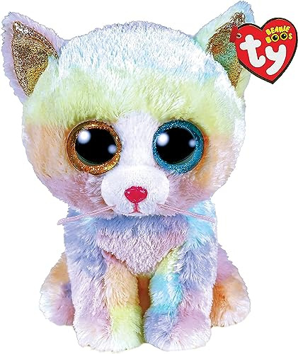 Ty — Mütze Boo's — Peluche Heather el Gato TY36753, Mehrfarbig, 40 cm