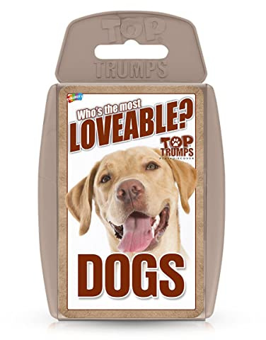 Top Trumps Dogs Classics Card Game, learn facts about the Boxer, Pug, Husky and the Chihuahua in this educational packed game, Gifts and Toys for Boys and Girls Ages 6 plus, 2 plus player game.
