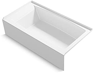 Kohler 26108-RA-0 K-26108-RA-0 Entity 60 x 32 Alcove Bath, Right Drain, White