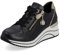 Remonte Damen Low-Top Sneaker D0T03, Frauen Halbschuhe,lose Einlage,Freizeit,straßenschuhe,Strassenschuhe,Sportschuhe,schwarz Kombi (01),41 EU