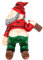 Large Size Garden Gnomes Outdoor Garden Gnomes Funny Ornaments Outdoor Statue Naughty Lawn Yard Art Resin Decoration Accessories Christmas 24CM In Length