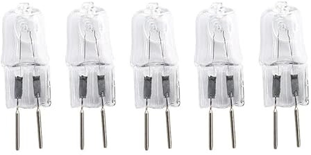 DLEDMOP Bombilla Lampara G5.3 220V 20W Bombilla Halógena 70W Lámpara Bombilla 50W Bombilla De Vidrio Lámpara Aromática Bombilla De Luz Blanca Cálida Vidrio,35W,5 Uds.
